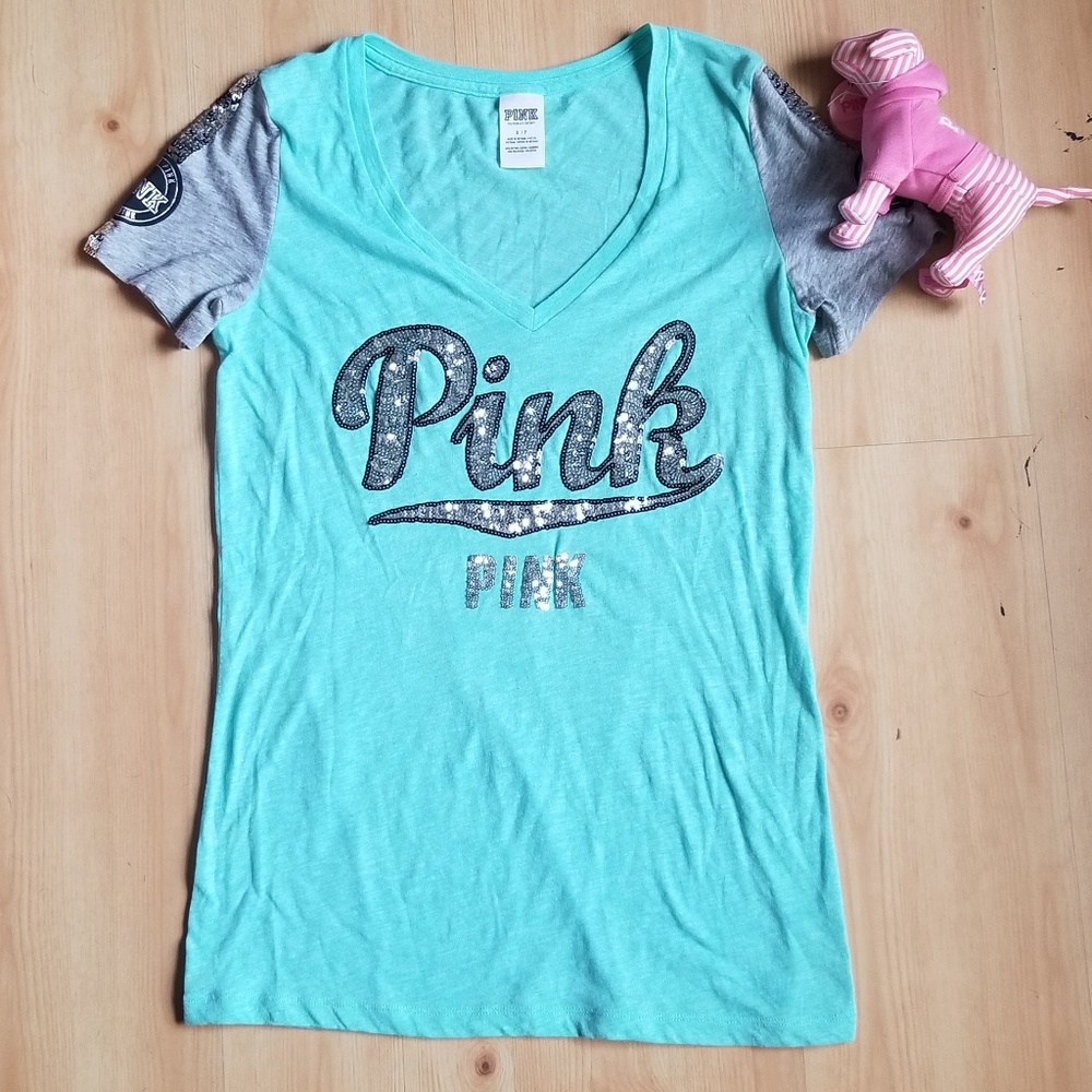 Victoria's Secret PINK Sequin Tee